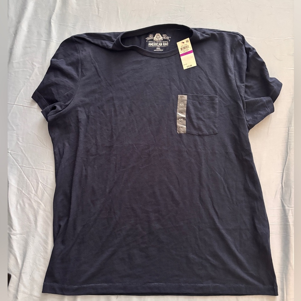 NWT American Rag Men’s T-shirt Navy Blue Size XXL